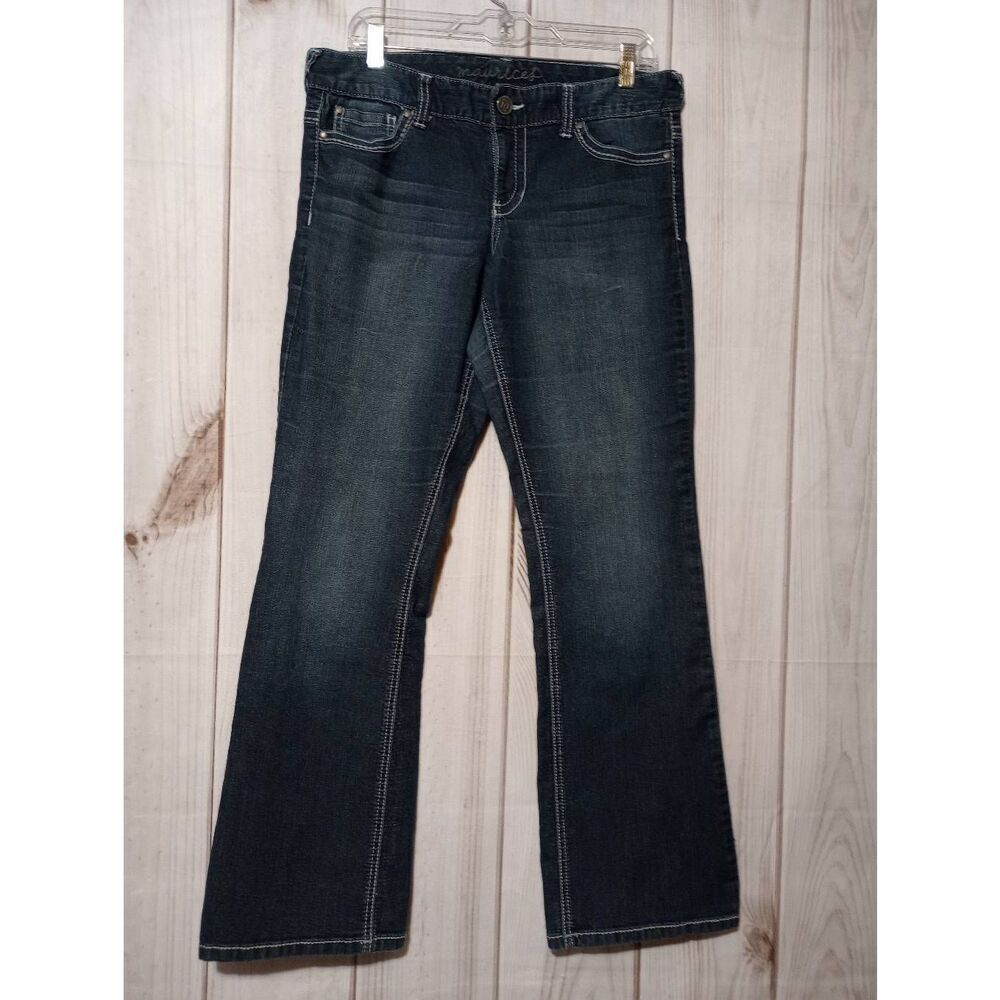 Maurices Jeans Ladies 11 12 Straight Dark Wash